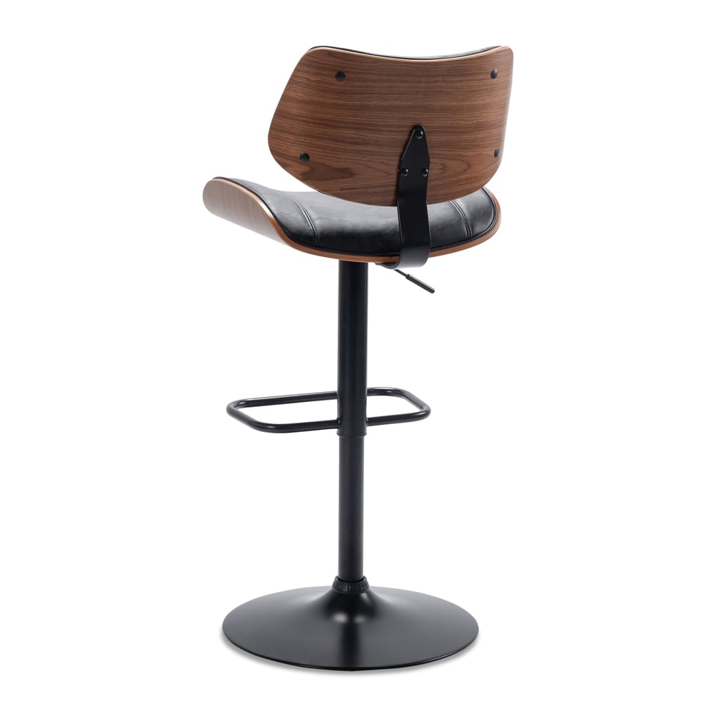 Haluta Barkruk Max – Zwart (zithoogte 64 - 84cm) - Afbeelding 2