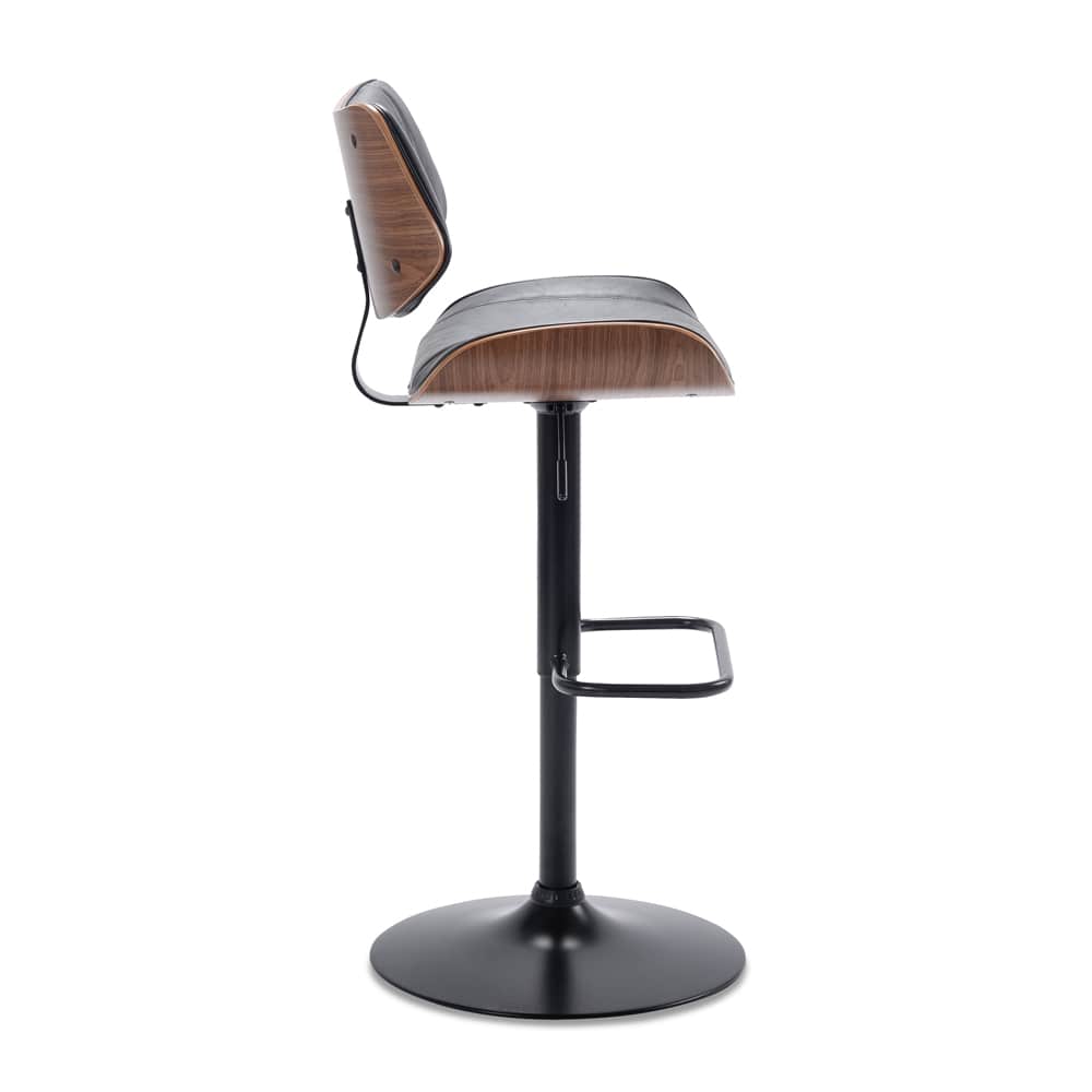 Haluta Barkruk Max – Zwart (zithoogte 64 - 84cm) - Afbeelding 4