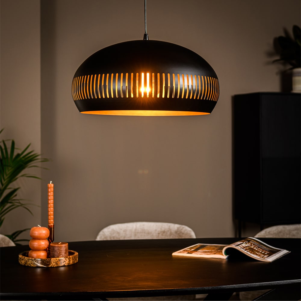 Haluta Hanglamp Louis - 1-lichts - Zwart - Afbeelding 2