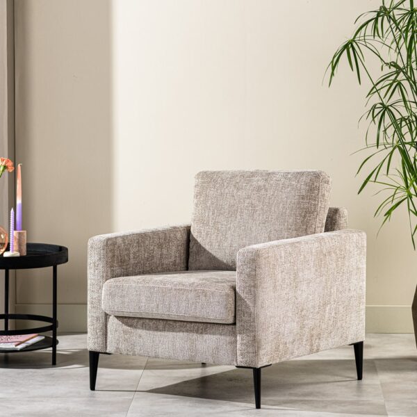 Haluta Fauteuil Evi - Champagne