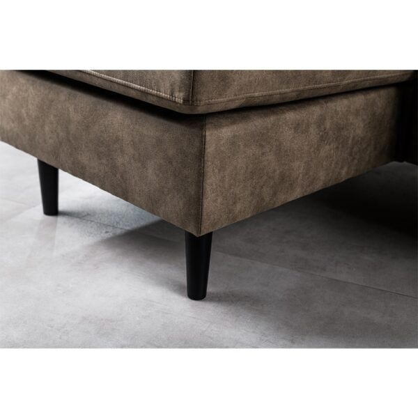 Haluta - Hoekbank Savanne - 204 x 133 x 82 cm - Taupe - Links - Afbeelding 6