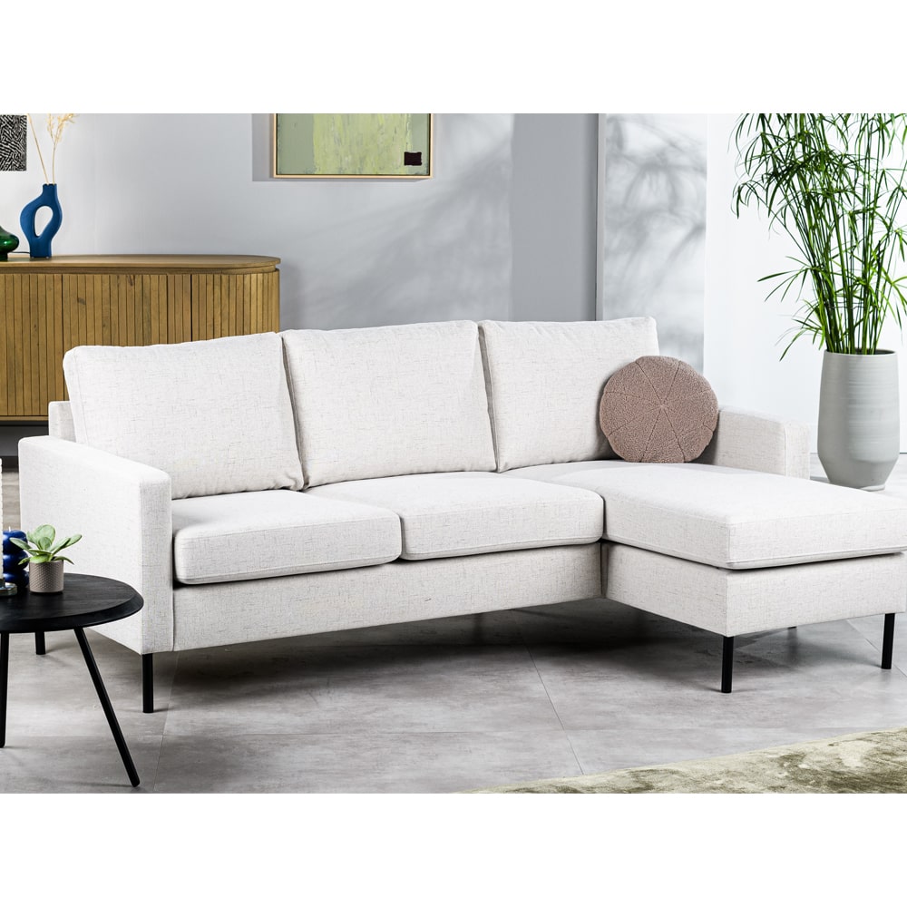 Haluta - Hoekbank Valentijn - 200 x 133 x 80 cm - Naturel - Rechts - Afbeelding 2
