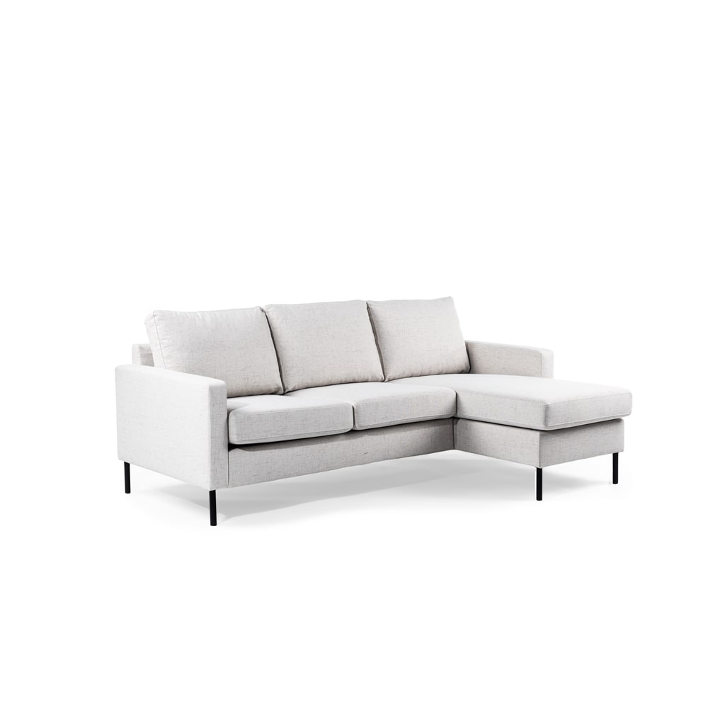 Haluta - Hoekbank Valentijn - 200 x 133 x 80 cm - Naturel - Rechts - Afbeelding 3