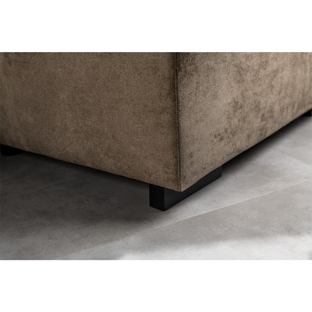 Haluta - Hoekbank Cindy - 238 x 153 x 84 cm - Bruin - Rechts - Afbeelding 7