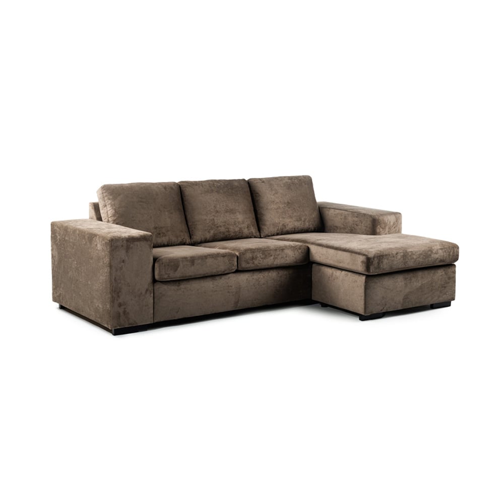 Haluta - Hoekbank Cindy - 238 x 153 x 84 cm - Bruin - Rechts - Afbeelding 5
