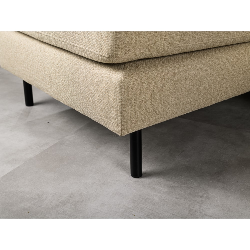 Haluta - Hoekbank Dylan - 251 x 153 x 82 cm - Beige - Rechts - Afbeelding 3