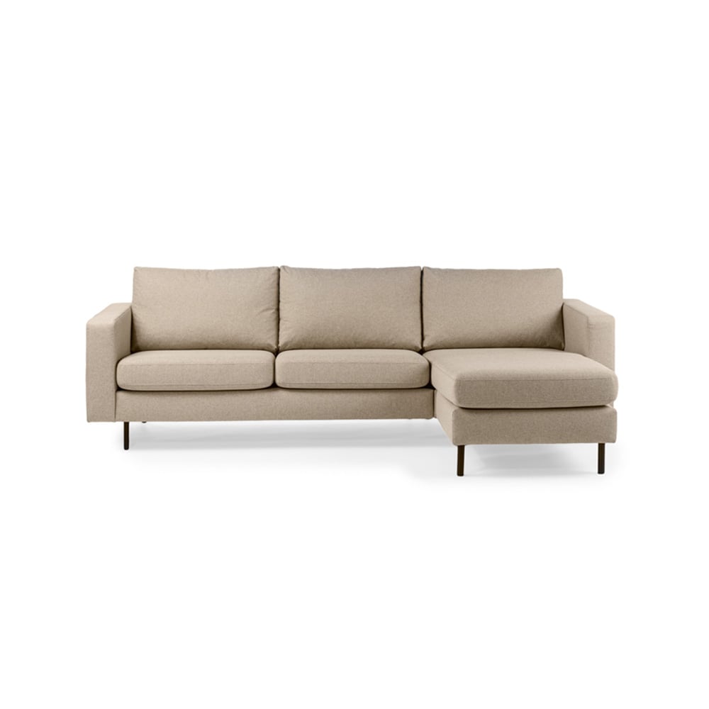Haluta - Hoekbank Dylan - 251 x 153 x 82 cm - Beige - Rechts - Afbeelding 6