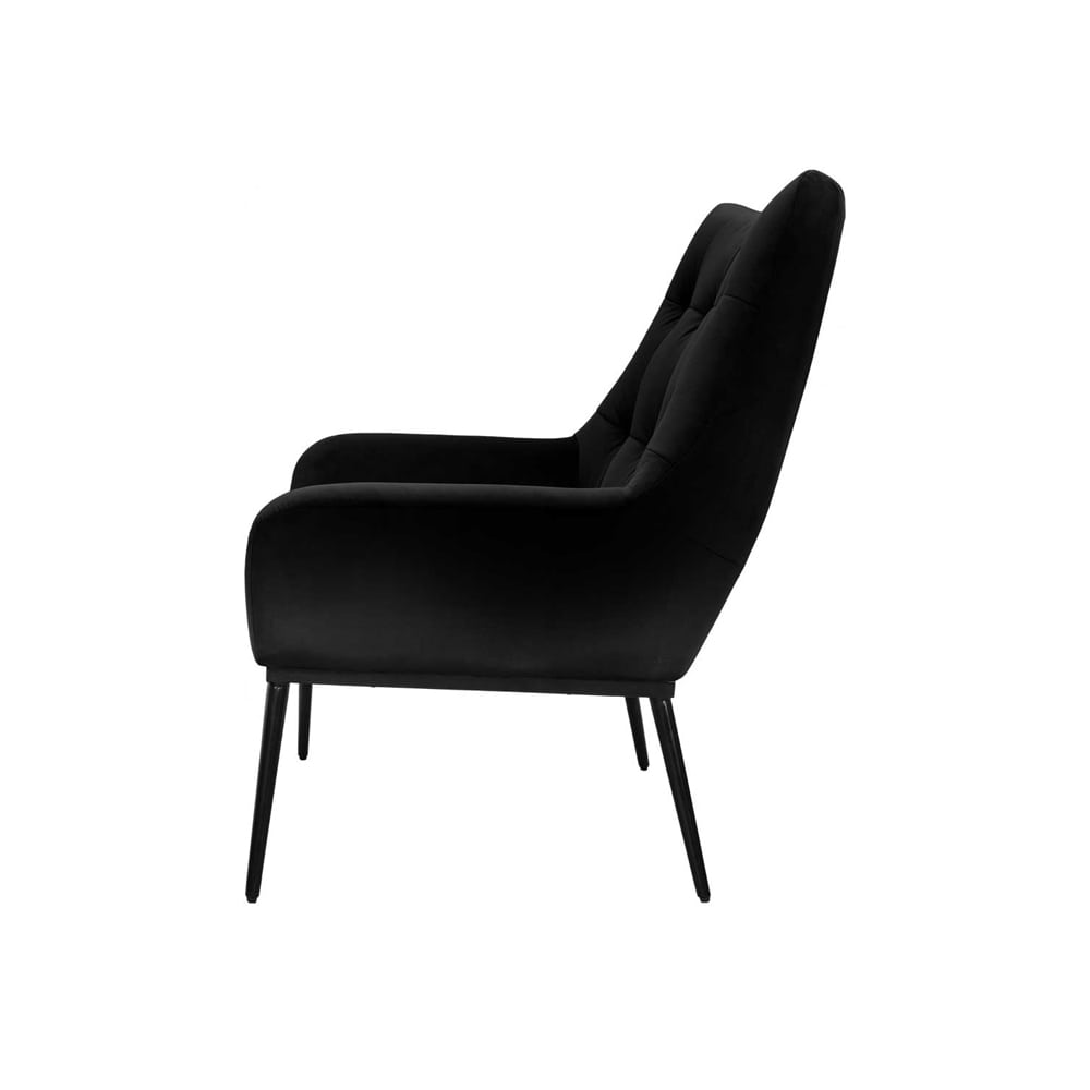 Riverdale - Fauteuil Maylin - Zwart - Afbeelding 2