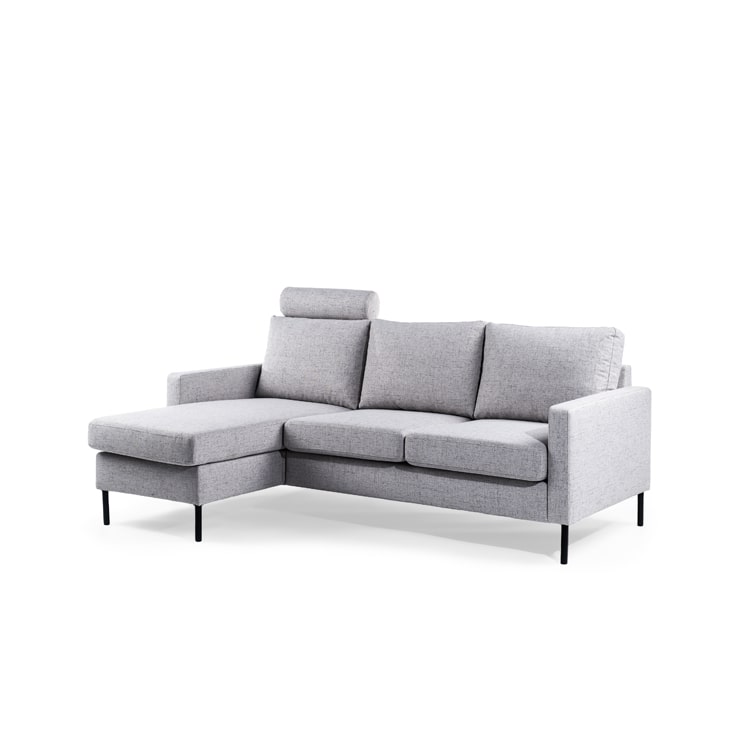 Haluta - Hoekbank Sofie - 200 x 133 x 80 cm - Grijs - Links - Afbeelding 2