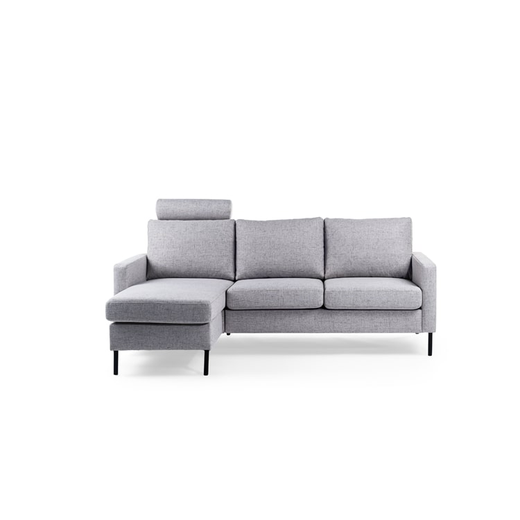 Haluta - Hoekbank Sofie - 200 x 133 x 80 cm - Grijs - Links - Afbeelding 3