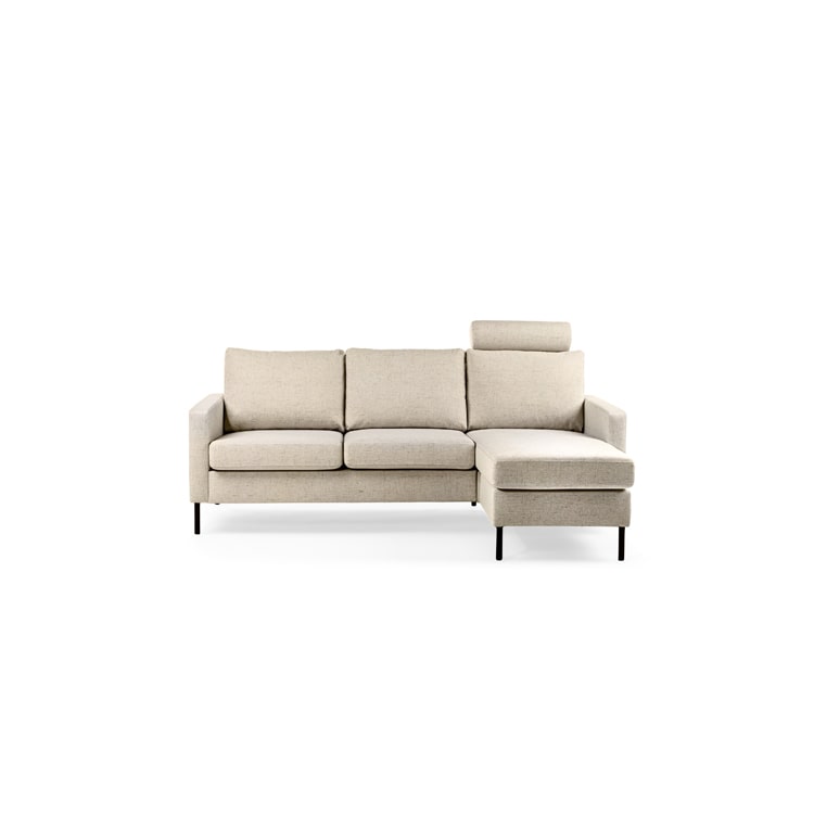 Haluta - Hoekbank Finn - 200 x 133 x 80 cm - Beige - Rechts - Afbeelding 3