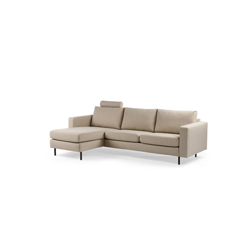 Haluta - Hoekbank Mees - 251 x 153 x 82 cm - Beige - Links - Afbeelding 3