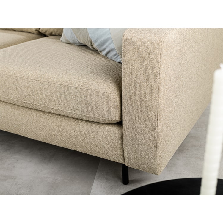 Haluta - Hoekbank Mees - 251 x 153 x 82 cm - Beige - Links - Afbeelding 6