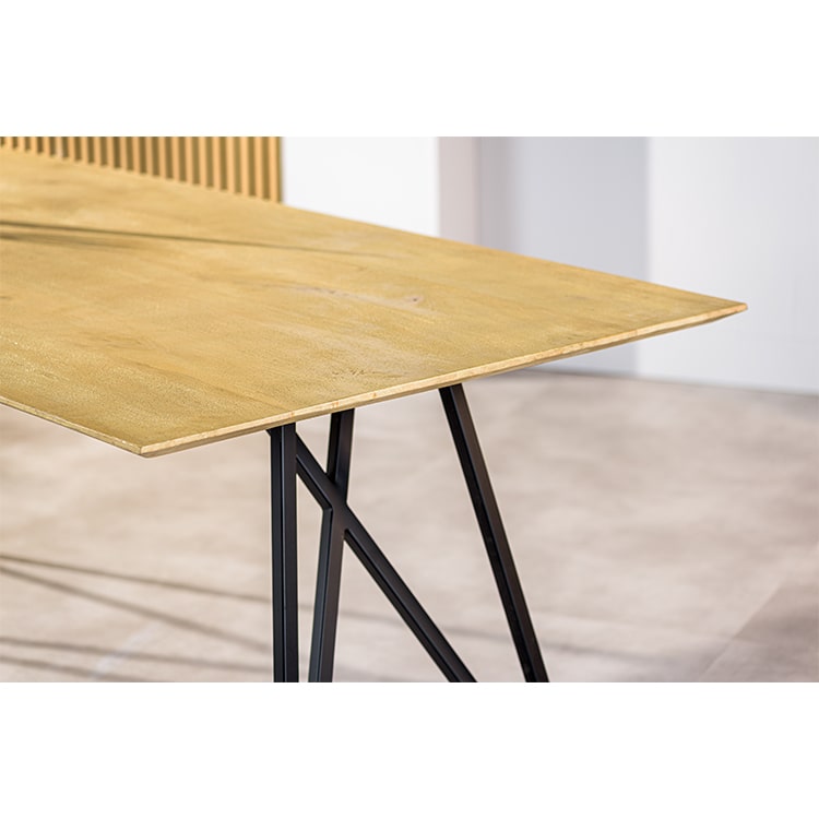 Haluta - Eetkamertafel Sven - 200 x 100 x 76 cm - Naturel - Afbeelding 8