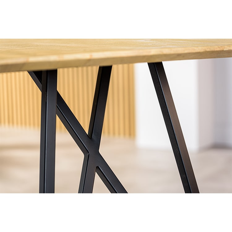 Haluta - Eetkamertafel Sven - 200 x 100 x 76 cm - Naturel - Afbeelding 7