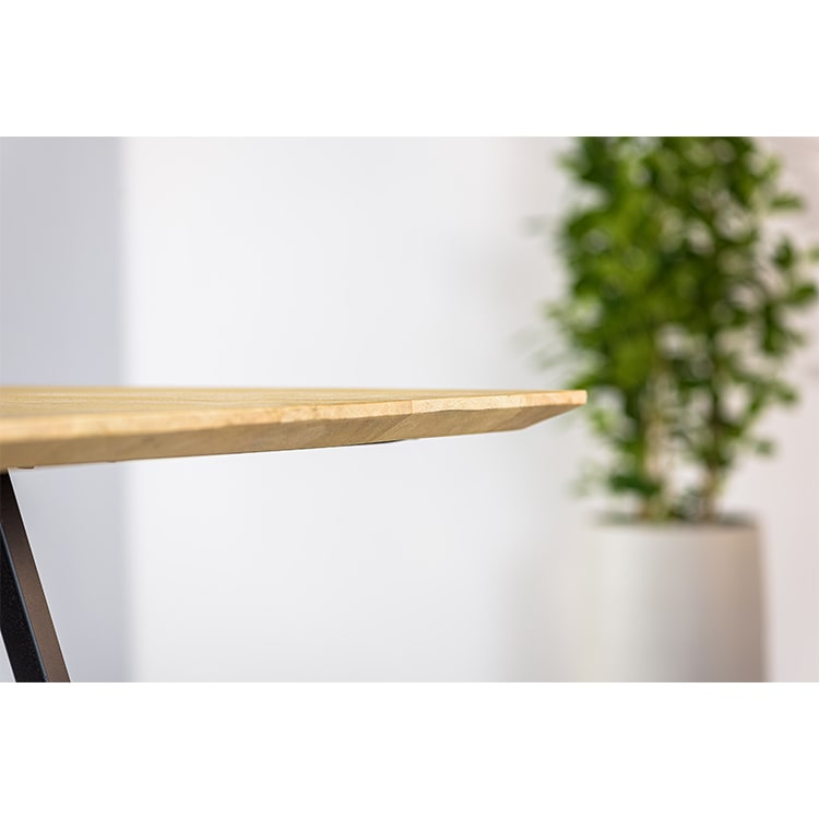 Haluta - Eetkamertafel Sven - 200 x 100 x 76 cm - Naturel - Afbeelding 6
