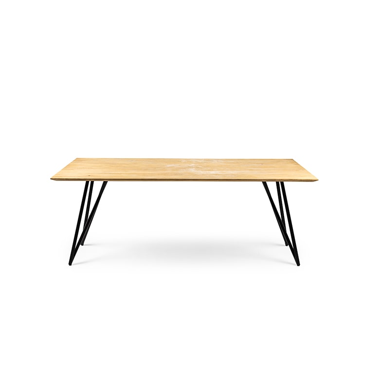 Haluta - Eetkamertafel Sven - 200 x 100 x 76 cm - Naturel - Afbeelding 5