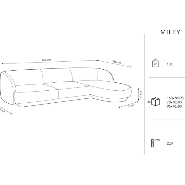 micadoni-limited-edition-4-zits-hoekbank-miley-velvet-rechts-cremekleurig-259x155x74-velvet-banke (4)-min