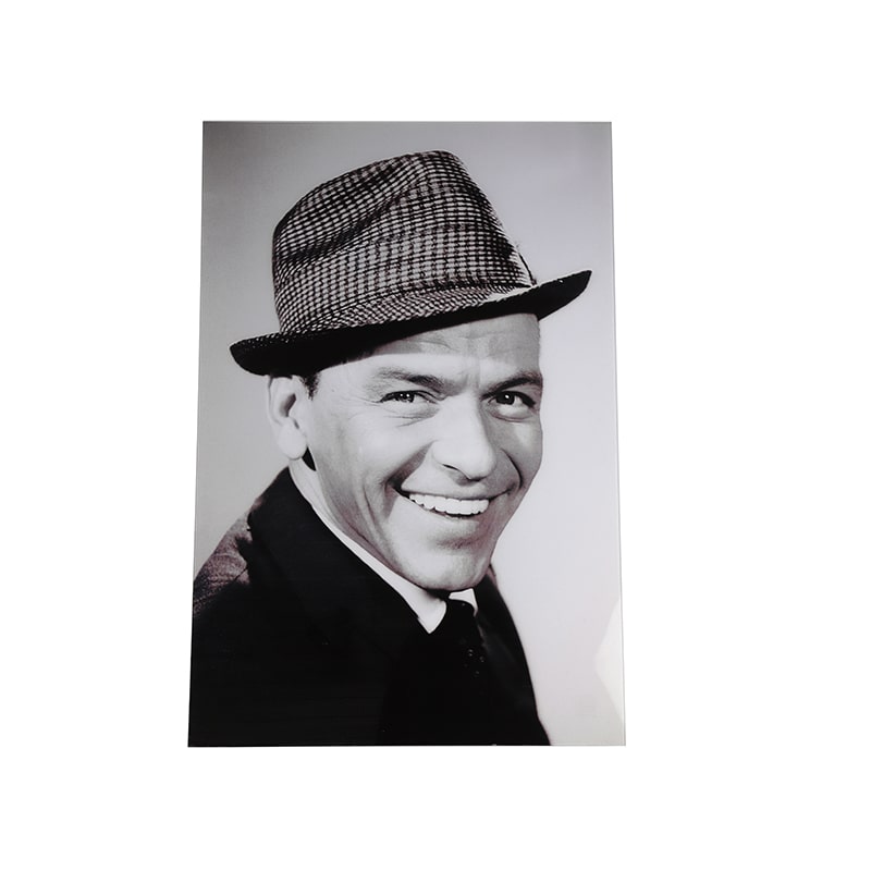 Glasschilderij - Frank Sinatra - 80 x 120 cm