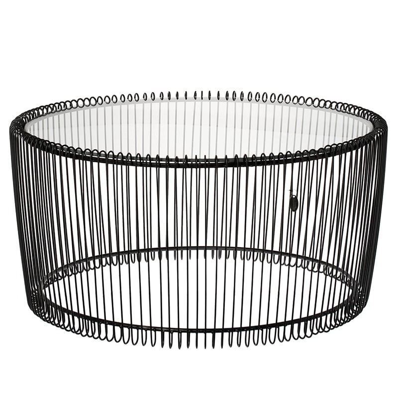 Riverdale - Bijzettafel Rocco - Zwart - 70cm