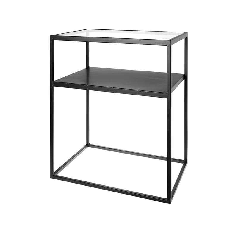 Riverdale - Bijzettafel Amaro - Zwart - Recht - 60cm