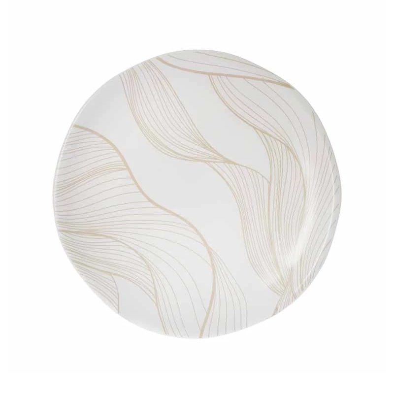 Riverdale - Ontbijtbord Viv Print 2 - Wit - 20cm