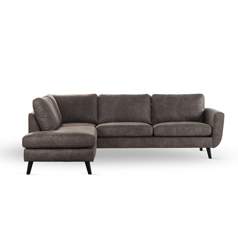 Haluta - Hoekbank Daniel - 255 x 206 x 85 cm - Taupe - Links - Afbeelding 7