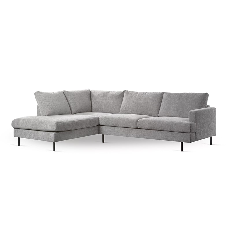 Haluta - Hoekbank Emil - 262 x 206 x 84 cm - Naturel - Links - Afbeelding 7