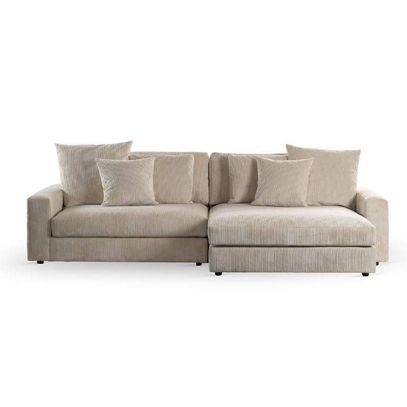 Haluta - 3-zitsbank Anton - 263 x 203 x 83 cm - Naturel - Afbeelding 9