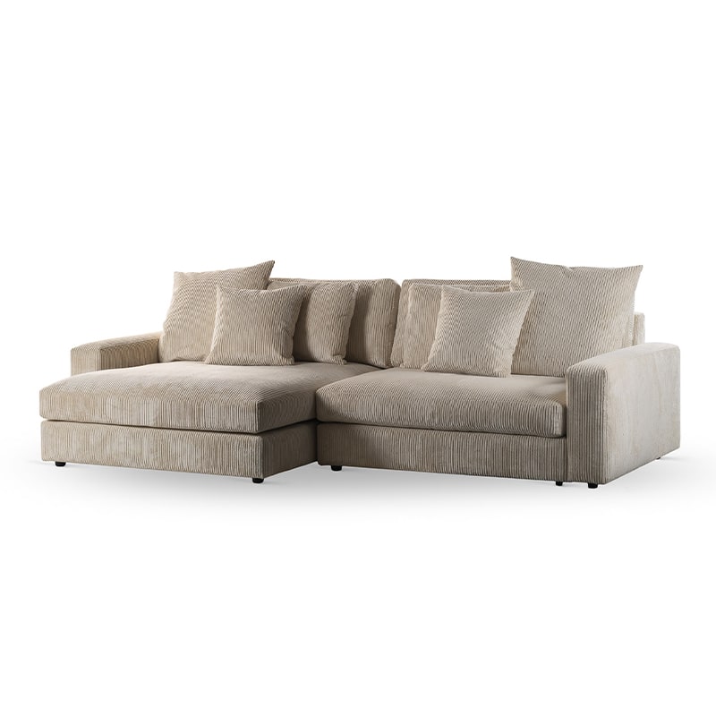 Haluta - 3-zitsbank Anton - 263 x 203 x 83 cm - Naturel - Afbeelding 8