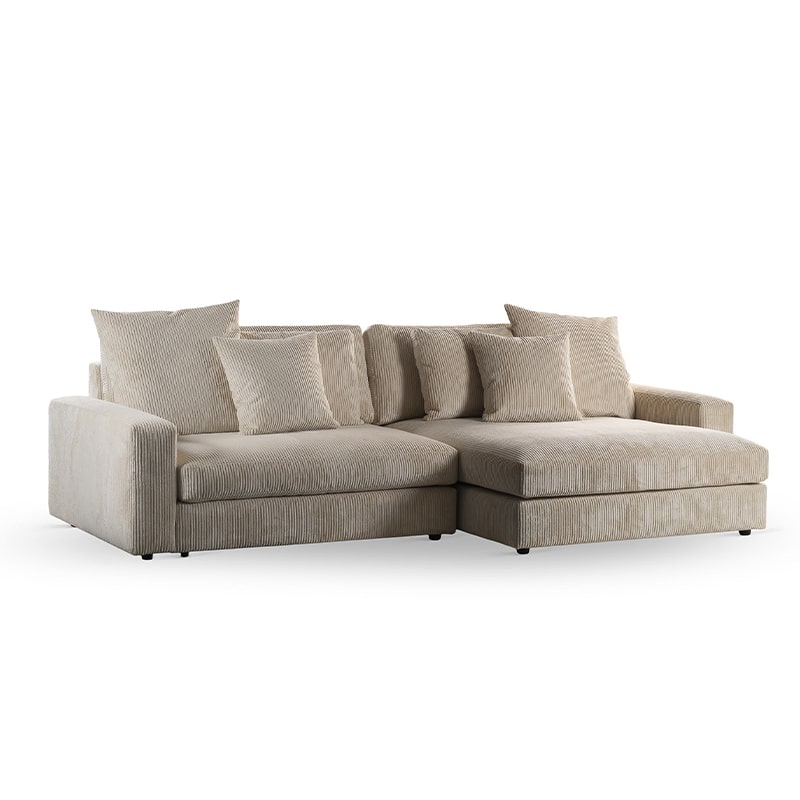 Haluta - 3-zitsbank Anton - 263 x 203 x 83 cm - Naturel - Afbeelding 7