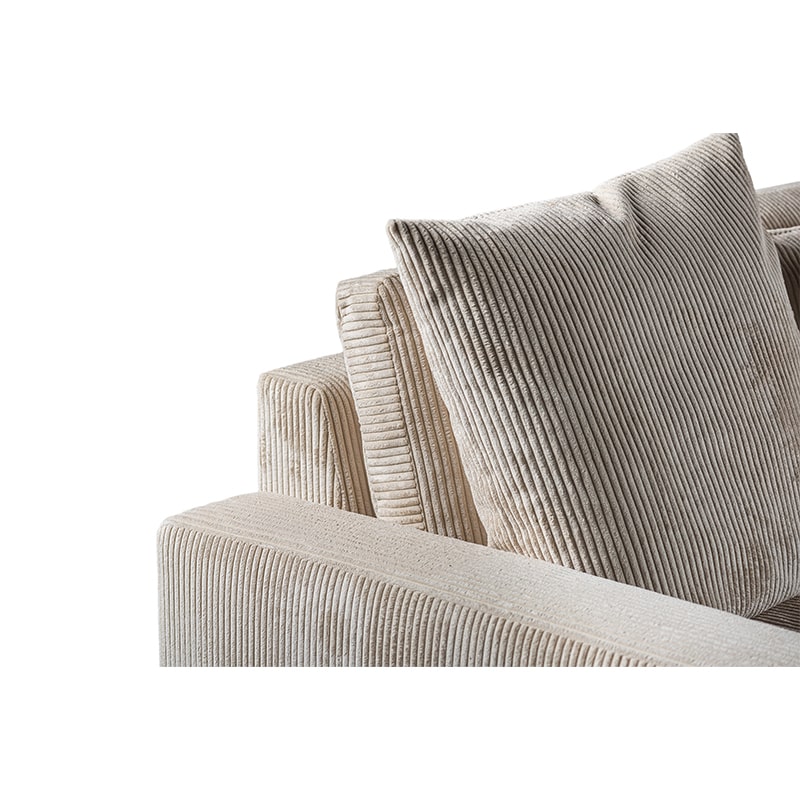 Haluta - 3-zitsbank Anton - 263 x 203 x 83 cm - Naturel - Afbeelding 6