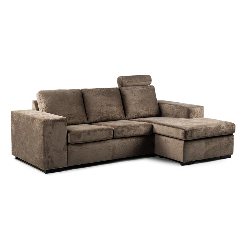 Haluta - 3-zitsbank Rafael - 238 x 153 x 84 cm - Bruin - Afbeelding 7