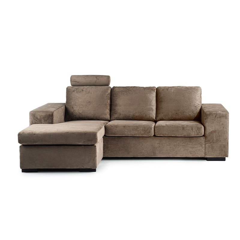 Haluta - 3-zitsbank Rafael - 238 x 153 x 84 cm - Bruin - Afbeelding 6