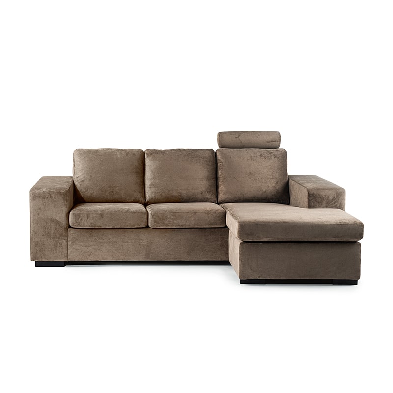 Haluta - 3-zitsbank Rafael - 238 x 153 x 84 cm - Bruin - Afbeelding 5