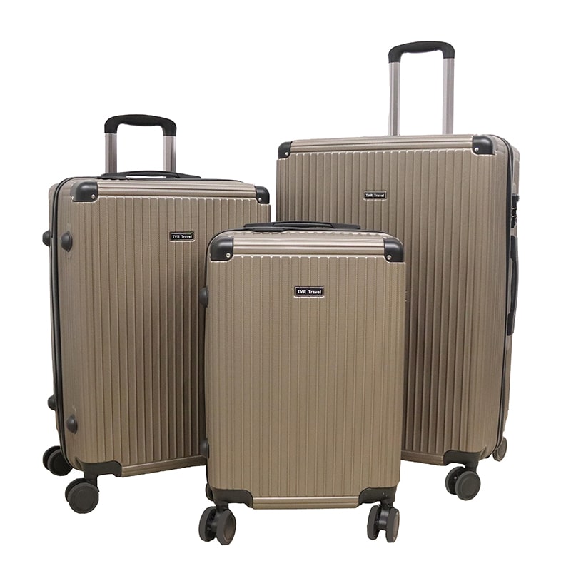 TVR-Travel® - Kofferset Niels - Koffers - 3 stuks - S/M/L - Donker grijs