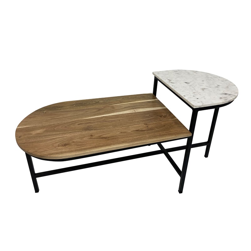 Moods - Salontafel Nathan - 120 x 50 x 60 cm - Hout - Afbeelding 3