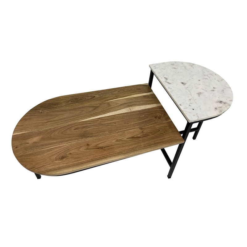 Moods - Salontafel Nathan - 120 x 50 x 60 cm - Hout - Afbeelding 2