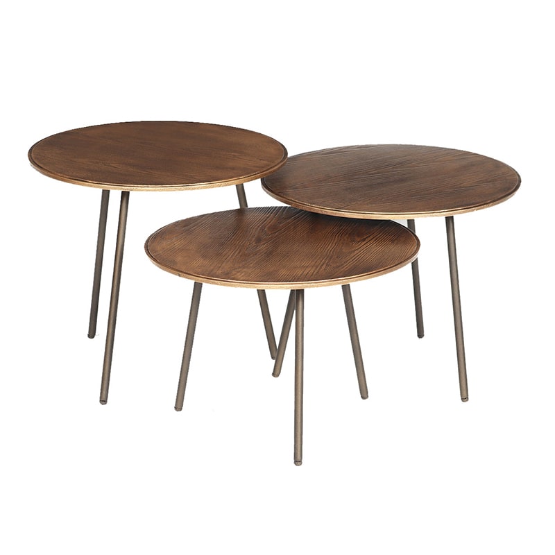 Moods - Salontafelset Grace - Bruin & Goud