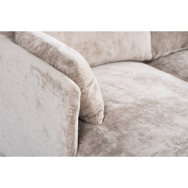 Haluta - Hoekbank Booker - 255 x 157 x 85 cm - Champagne - Links - Afbeelding 3