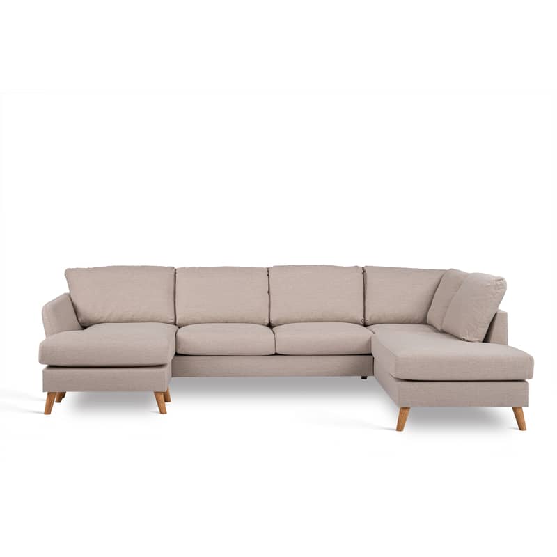 Haluta - U-bank May - 310 x 196 x 89 cm - Beige - Rechts - Afbeelding 3