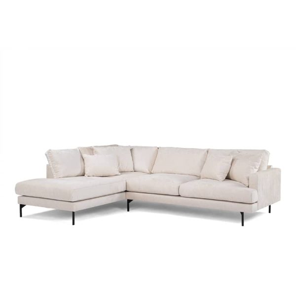 Haluta - Hoekbank Cassia - 293 x 210 x 87 cm - Champagne - Links - Afbeelding 2