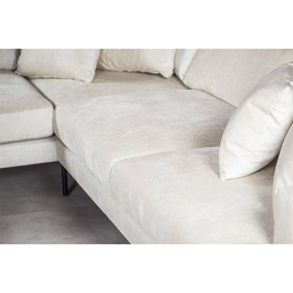 Haluta - Hoekbank Cassia - 293 x 210 x 87 cm - Champagne - Links - Afbeelding 5