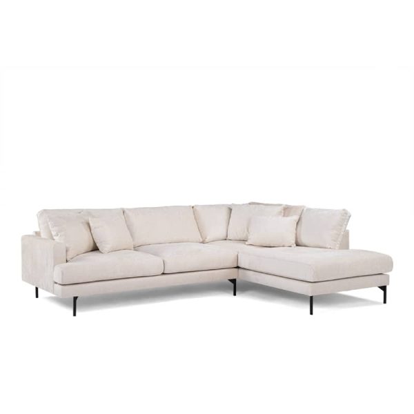 Haluta - Hoekbank Cassia - 293 x 210 x 87 cm - Champagne - Rechts - Afbeelding 2