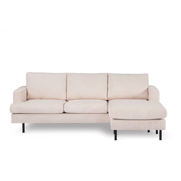 Haluta - Hoekbank Kendrick - 218 x 152 x 82 cm - Beige - Afbeelding 4