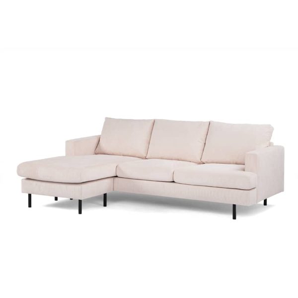 Haluta - Hoekbank Kendrick - 218 x 152 x 82 cm - Beige - Afbeelding 7