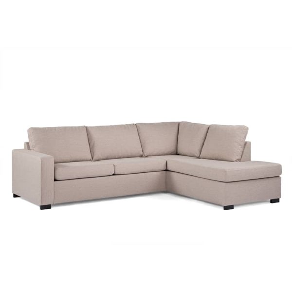 Haluta - Hoekbank Hoyt - 252 x 194 x 83 cm - Beige - Rechts - Afbeelding 2