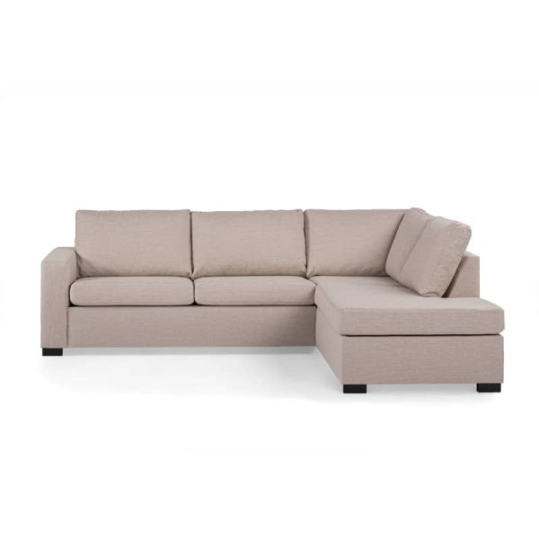 Haluta - Hoekbank Hoyt - 252 x 194 x 83 cm - Beige - Rechts - Afbeelding 3