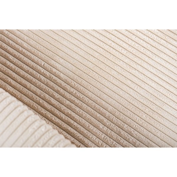 Haluta - Hoekbank Dorian - 268 x 189 x 80 cm - Beige - Rechts - Afbeelding 4