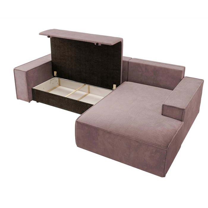 Hoekslaapbank Eline - Ribstof - Roze - 267x167x85 (4).jpg